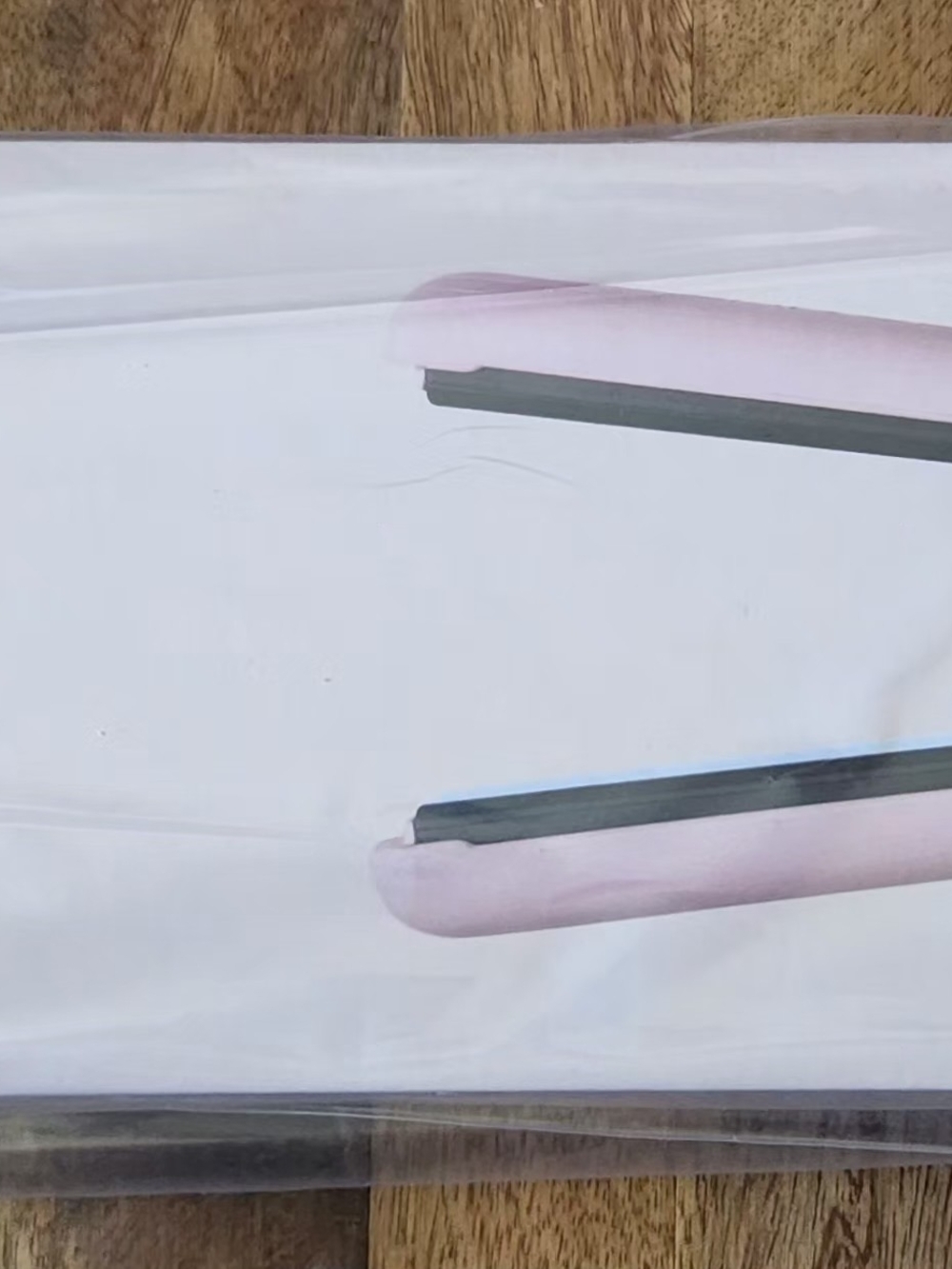 NIB L'ange Pink Ceramic Tourmaline Flat Iron